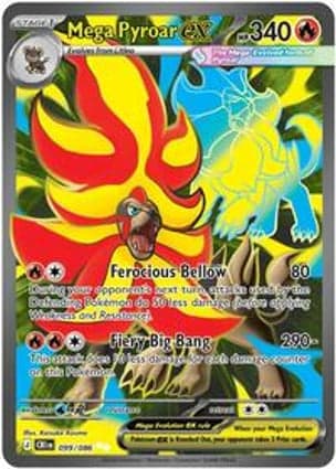 Carta Mega Pyroar ex