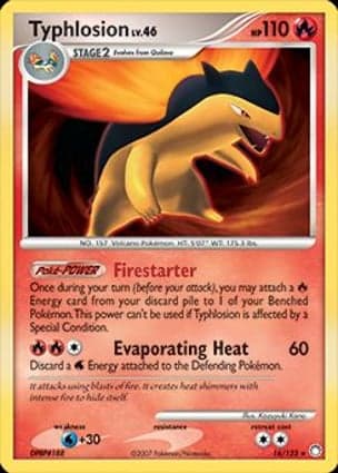 Carta Typhlosion