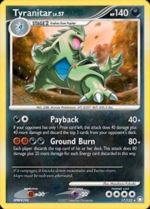 Carta Tyranitar