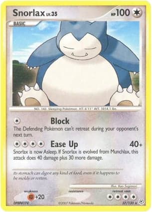 Carta Snorlax