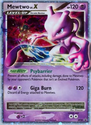 Carta Mewtwo LV.X
