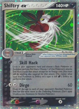 Carta Shiftry ex