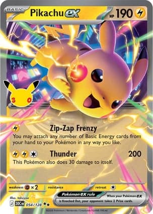 Carta Pikachu ex