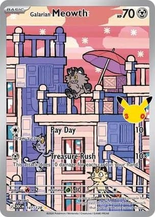 Carta Meowth de Galar Galarian Meowth