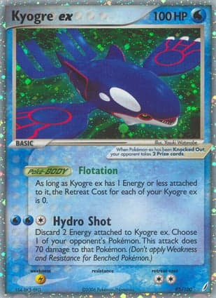 Carta Kyogre ex