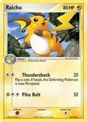 Carta Raichu