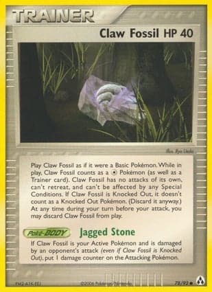 Carta Claw Fossil