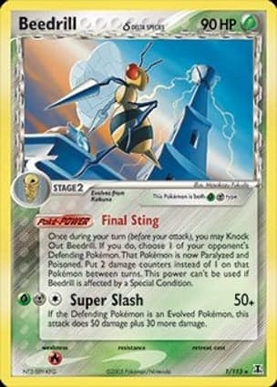 Carta Beedrill δ