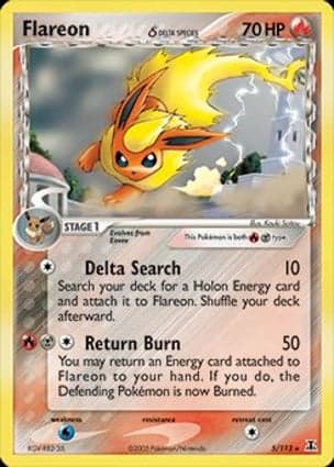 Carta Flareon δ