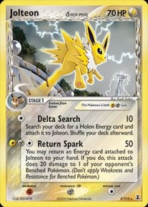 Carta Jolteon δ