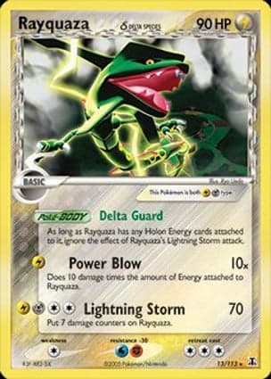 Carta Rayquaza δ