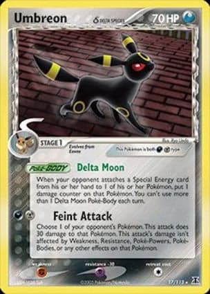 Carta Umbreon δ
