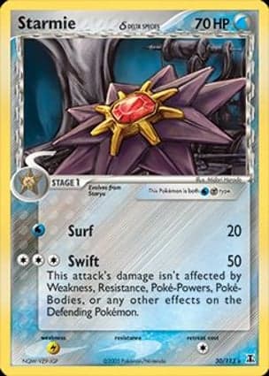 Carta Starmie - 030/113 (Delta Species)