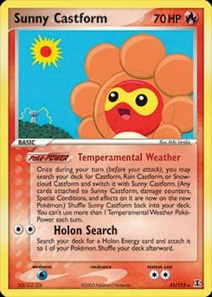 Carta Sunny Castform