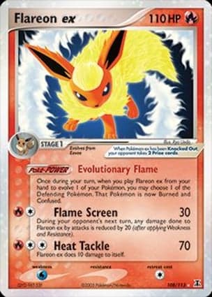 Carta Flareon ex