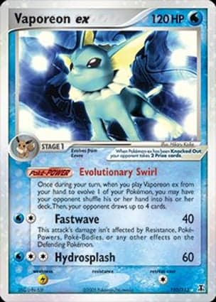 Carta Vaporeon ex