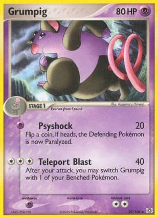 Carta Grumpig (Pre-Release)