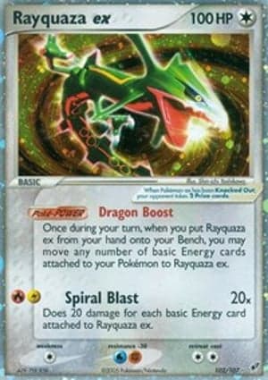 Carta Rayquaza ex