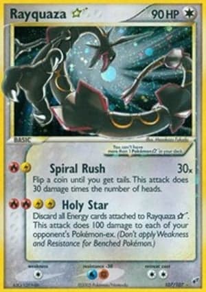 Carta Rayquaza Star