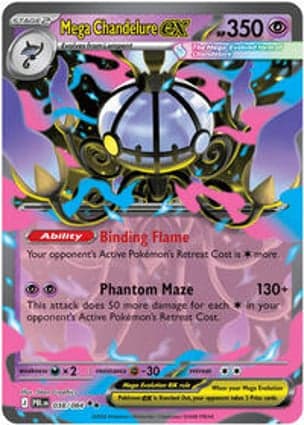 Carta Mega Chandelure ex
