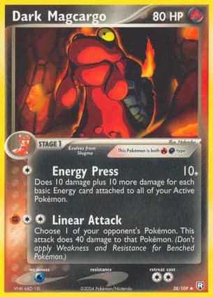 Carta Dark Magcargo