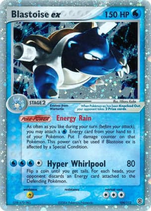 Carta Blastoise ex