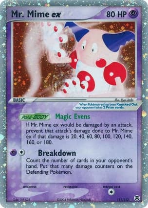 Carta Mr. Mime ex