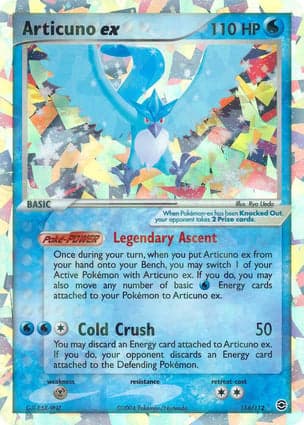 Carta Articuno ex