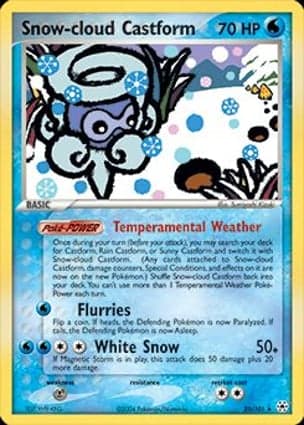 Carta Snow-cloud Castform