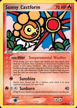 Carta Sunny Castform