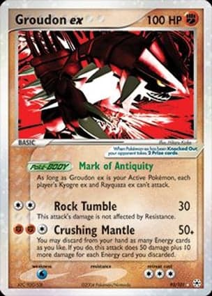 Carta Groudon ex