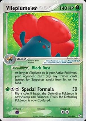Carta Vileplume ex
