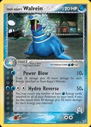 Carta Walrein da Equipe Aqua