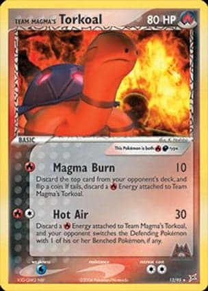 Carta Torkoal da Equipe Magma