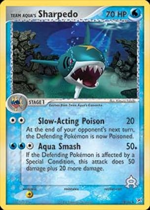 Carta Sharpedo da Equipe Aqua