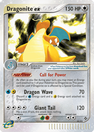 Carta Dragonite ex