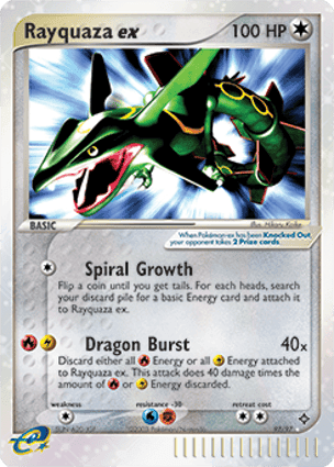 Carta Rayquaza ex