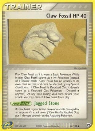 Carta Claw Fossil