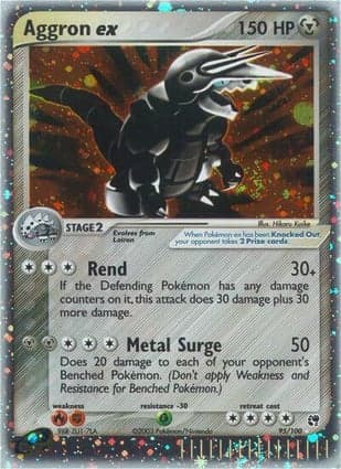 Carta Aggron ex