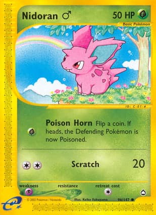 Carta Nidoran Macho
