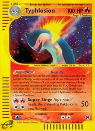 Carta Typhlosion