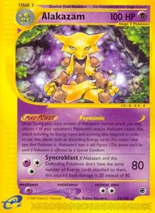 Carta Alakazam