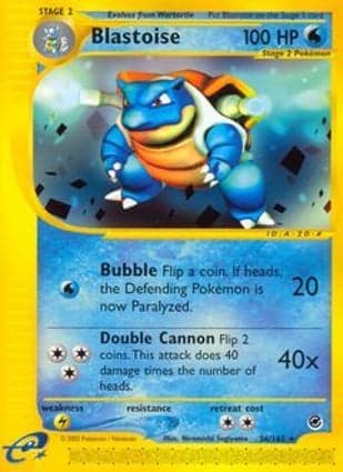 Carta Blastoise