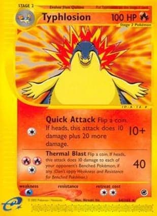 Carta Typhlosion