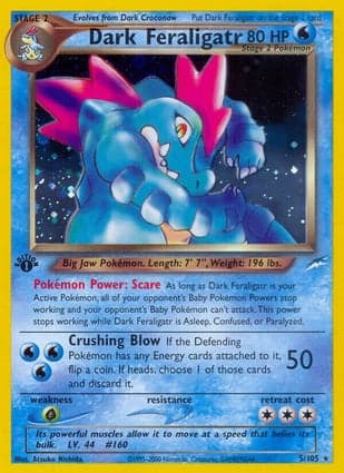 Carta Dark Feraligatr
