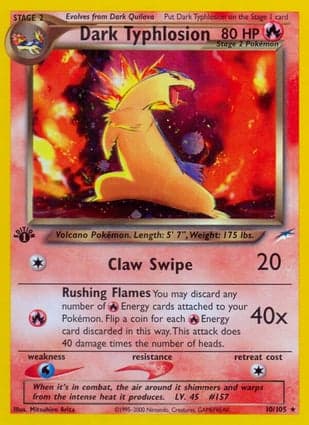 Carta Dark Typhlosion