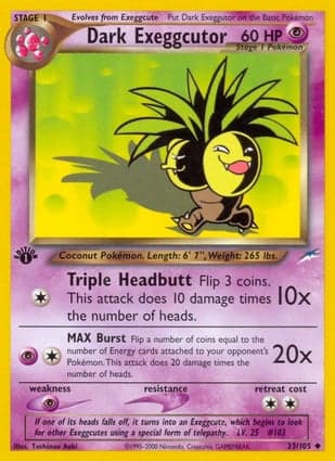 Carta Dark Exeggcutor