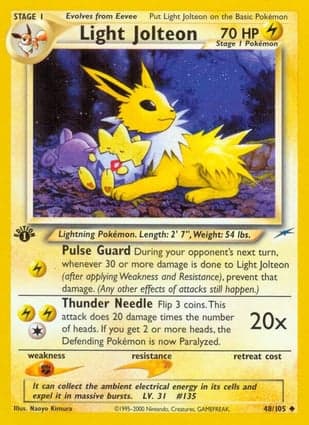 Carta Light Jolteon