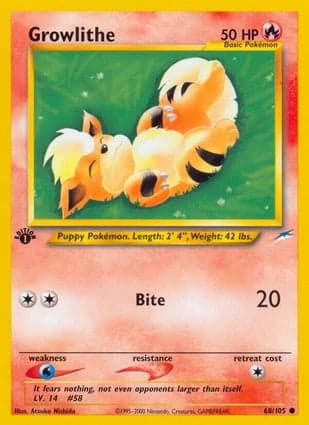 Carta Growlithe