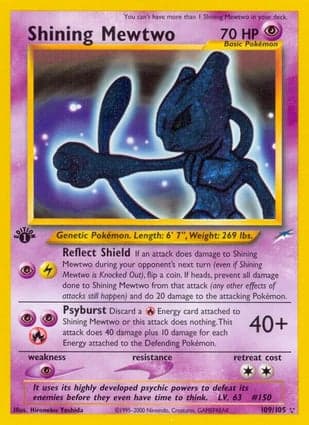 Carta Shining Mewtwo